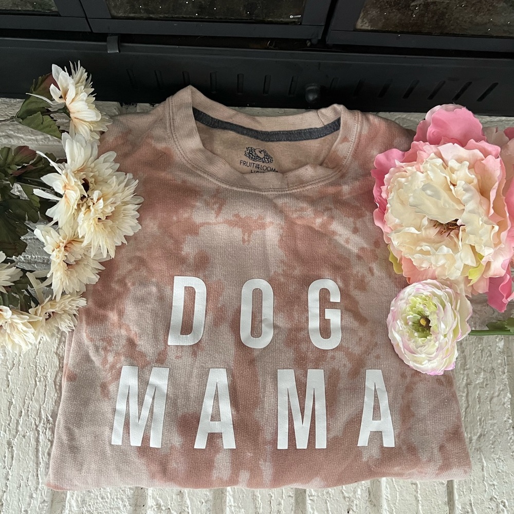 DOG MAMA Tye Dye Sweatshirt